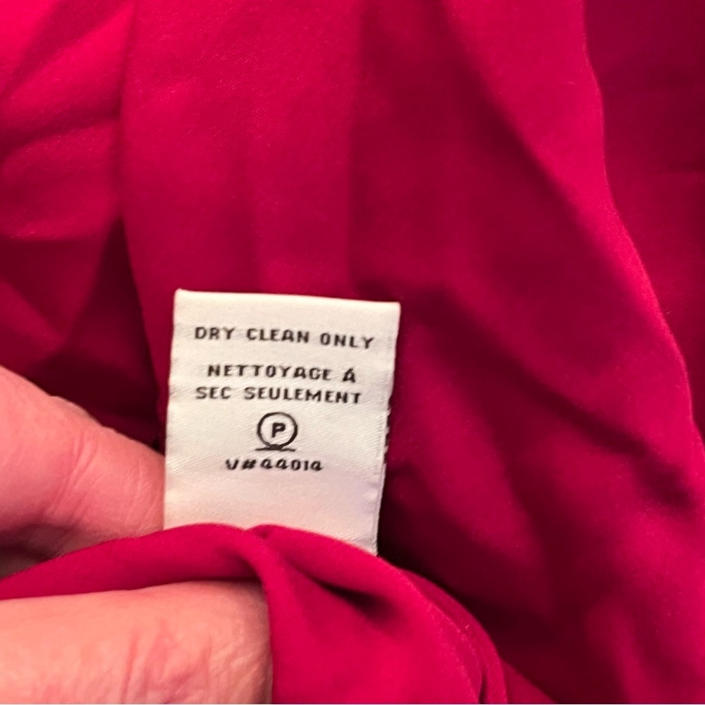 Diane Von Furstenberg Morana Stretch Silk Dress High Neck Size 4 Berry Red NWT - Picture 8 of 9